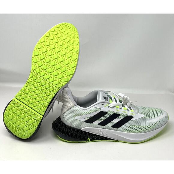Adidas 4D FWD Pulse Mens Running Shoe Q46221 Sz 10.5 White Signal Green No Box main image 6